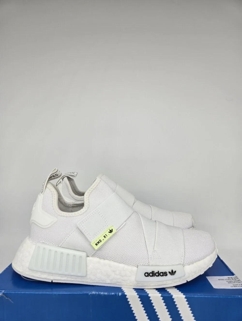 Adidas Women's NMD_R1 GW5699 White Running Shoes Size 8